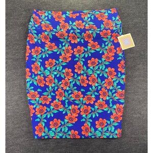 LuLaRoe Cassie Pencil Skirt Women’s Size 2XL Multicolor Floral NWT